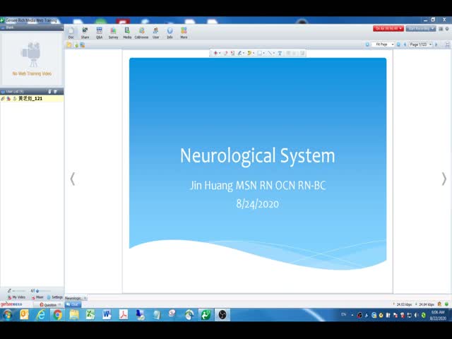 第15節(jié)&nbsp;Neurological&nbsp;System&nbsp;(1)?