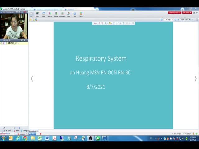 21年度第11節(jié)&nbsp;Respiratory&nbsp;System&nbsp;(1)