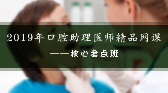 2019年口腔助理醫(yī)師精品網(wǎng)課--核心考點(diǎn)班