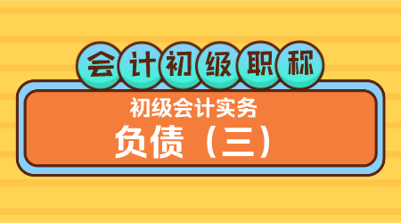 会计初级职称《初级会计实务》李琳老师 负债（三）