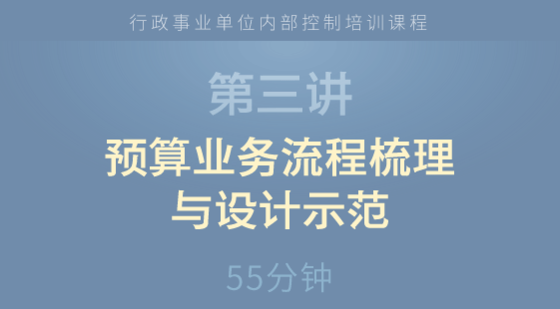 預(yù)算業(yè)務(wù)流程梳理與設(shè)計(jì)示范